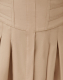 Minihemdkleid aus Popelin mit Corsage-Detail